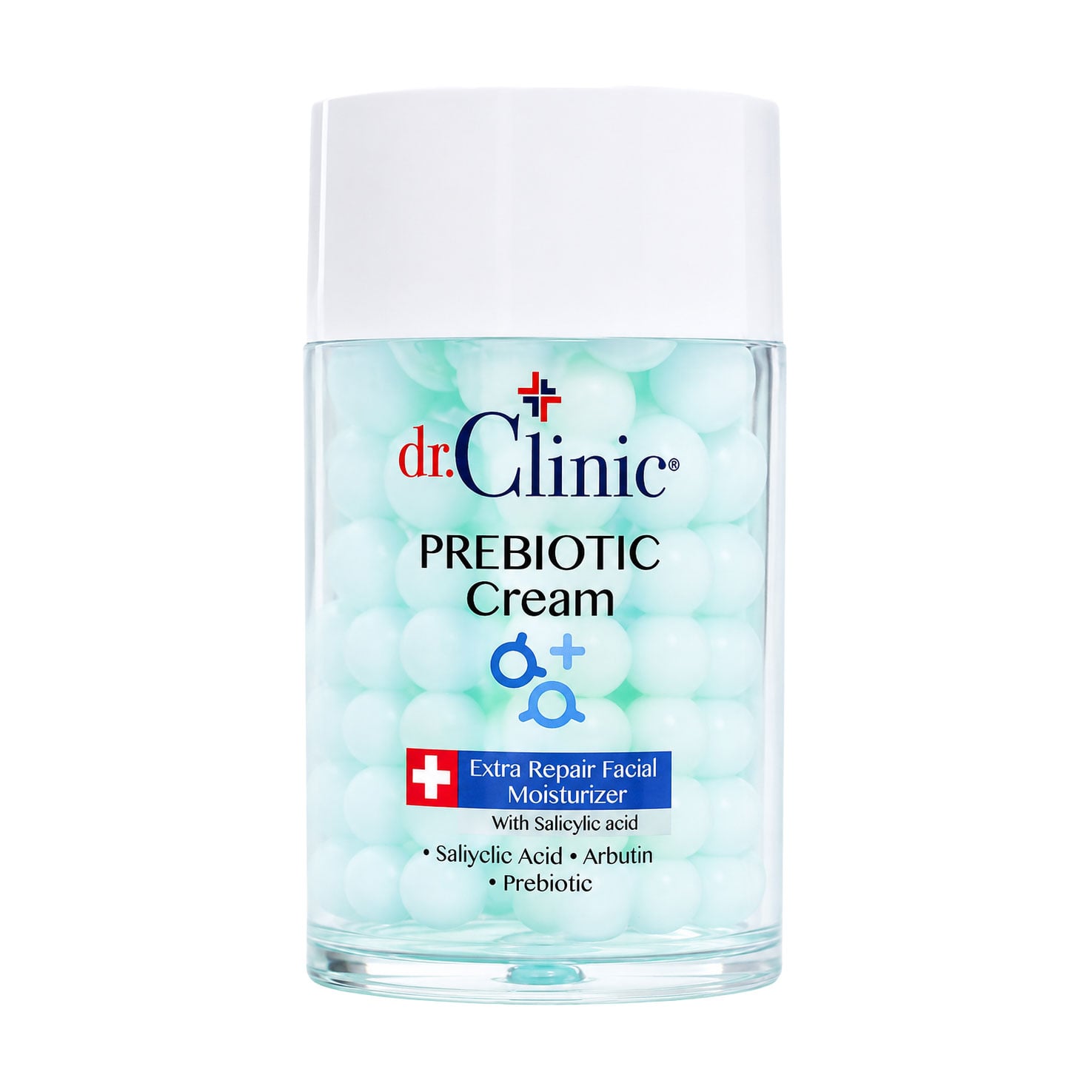Пребіотичний крем для обличчя Dr.Clinic Prebiotic Cream Extra Repair Facial Moisturizer з саліциловою кислотою, 100 мл